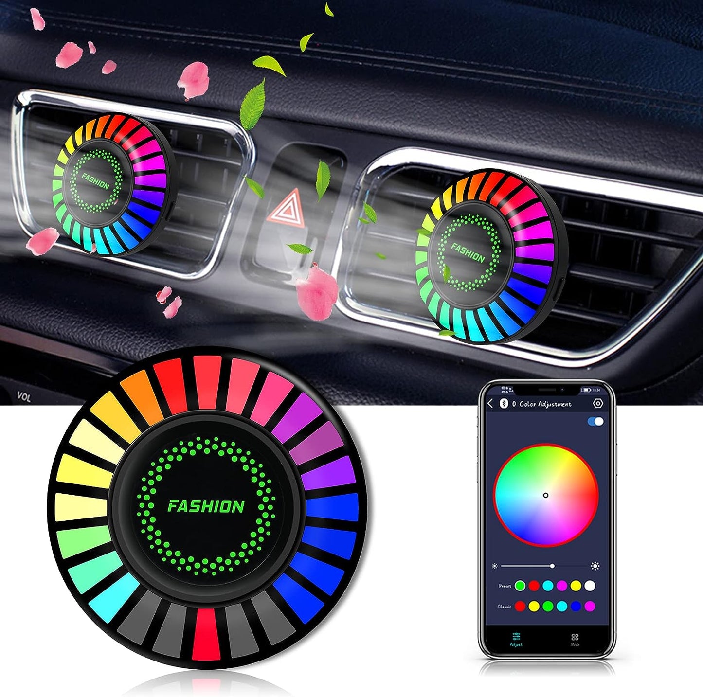 🔥🔥Hot Sale🔥 🚗Car Voice-Activated Rhythm Light
