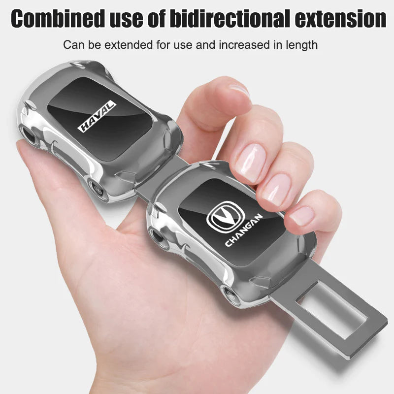 Car Cool Sports Car Shape Seat Belt Extended Metal Buckle Seat Connector