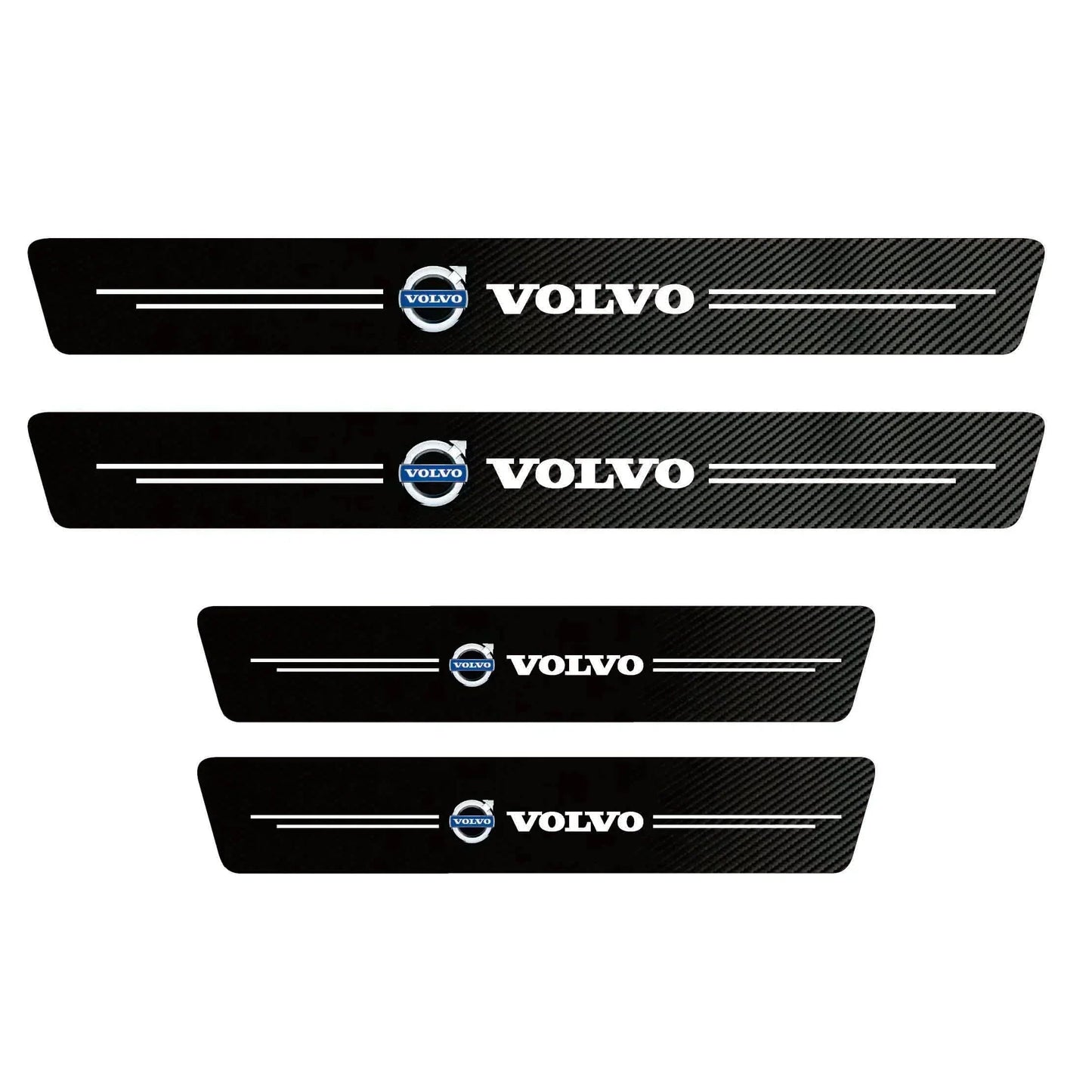 EmblazeR - Carbon Fiber Door Sill Protector 9Pcs