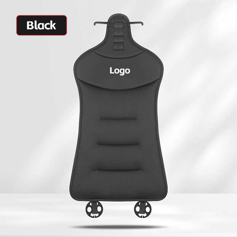 Car Seat Cushion Premium Nappa Leather Comfortable Seat Back
