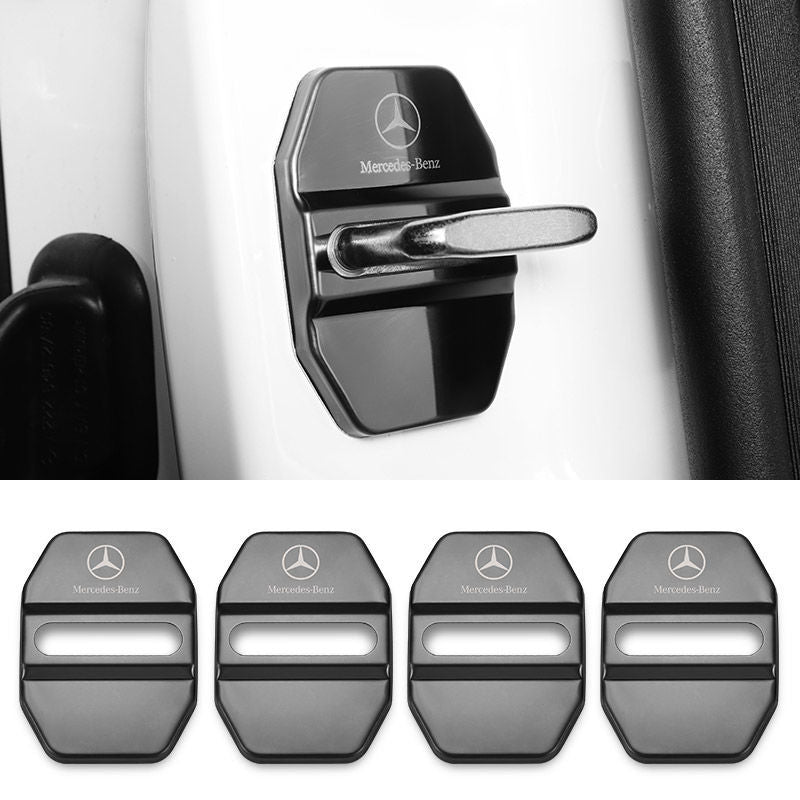HOT SALE🎉50% OFF🎉Stainless Steel Car Door Lock Protection Cover Antirust🔥4PCS🔥