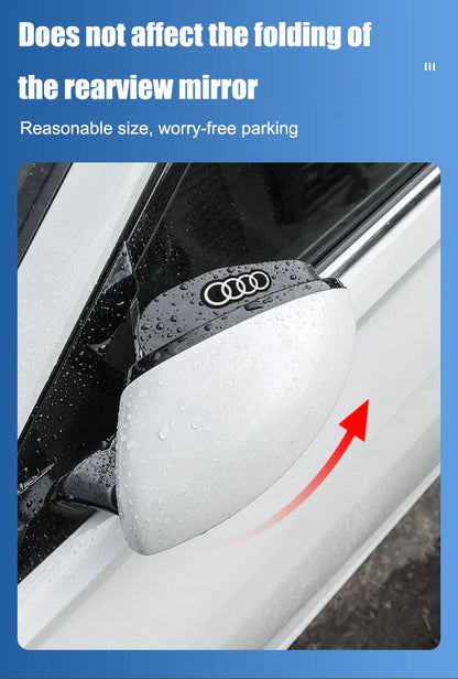 🔥 Best Seller 50% OFF 🔥 Mini Round Mirror Rain Shield – No More Blurry Views