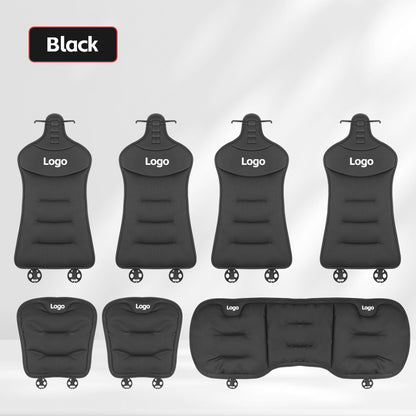Car Seat Cushion Premium Nappa Leather Comfortable Seat Back