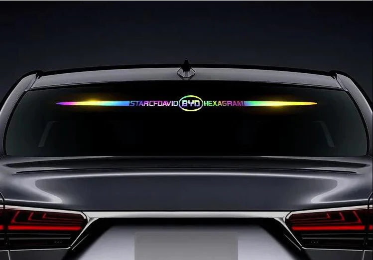 LAST SALE🎉50% OFF🎉3D Colorful laser reflective car sticker ✨4PCS✨