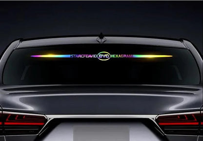 LAST SALE🎉50% OFF🎉3D Colorful laser reflective car sticker ✨4PCS✨