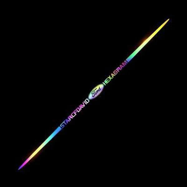 LAST SALE🎉50% OFF🎉3D Colorful laser reflective car sticker ✨4PCS✨