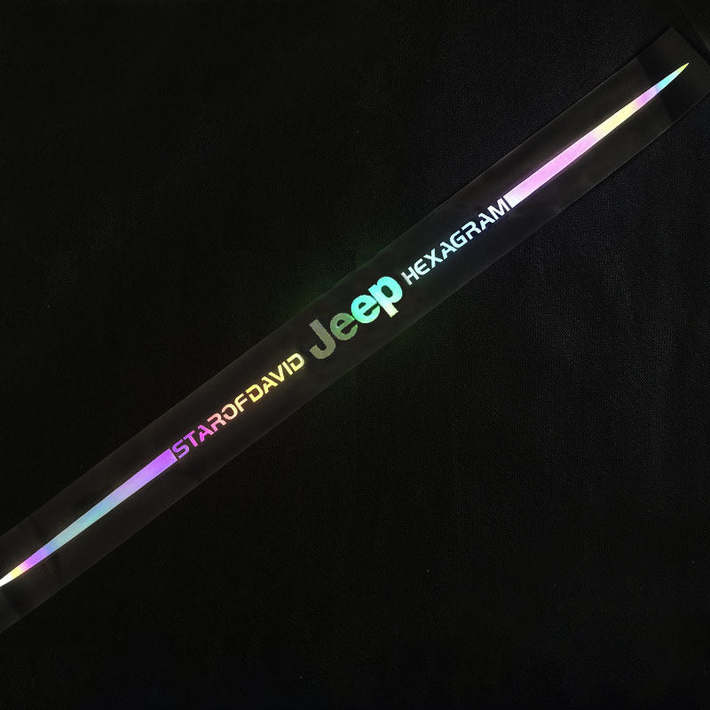 LAST SALE🎉50% OFF🎉3D Colorful laser reflective car sticker ✨4PCS✨