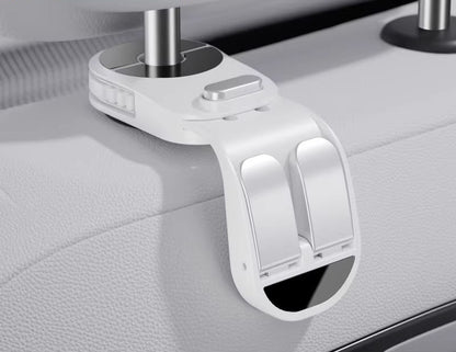 Retractable Dual-Row Car Seat Hooks