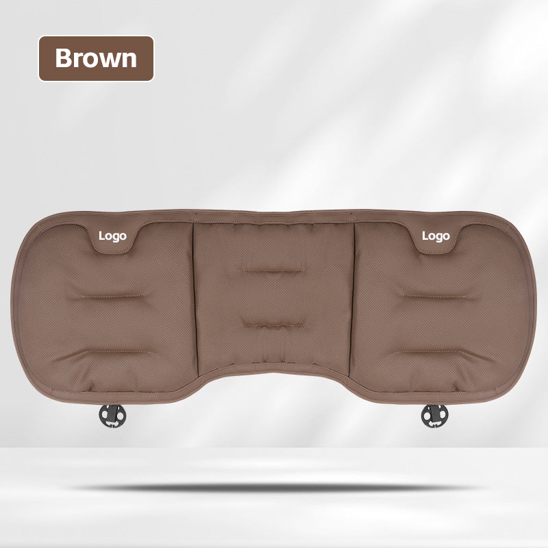 Car Seat Cushion Premium Nappa Leather Comfortable Seat Back