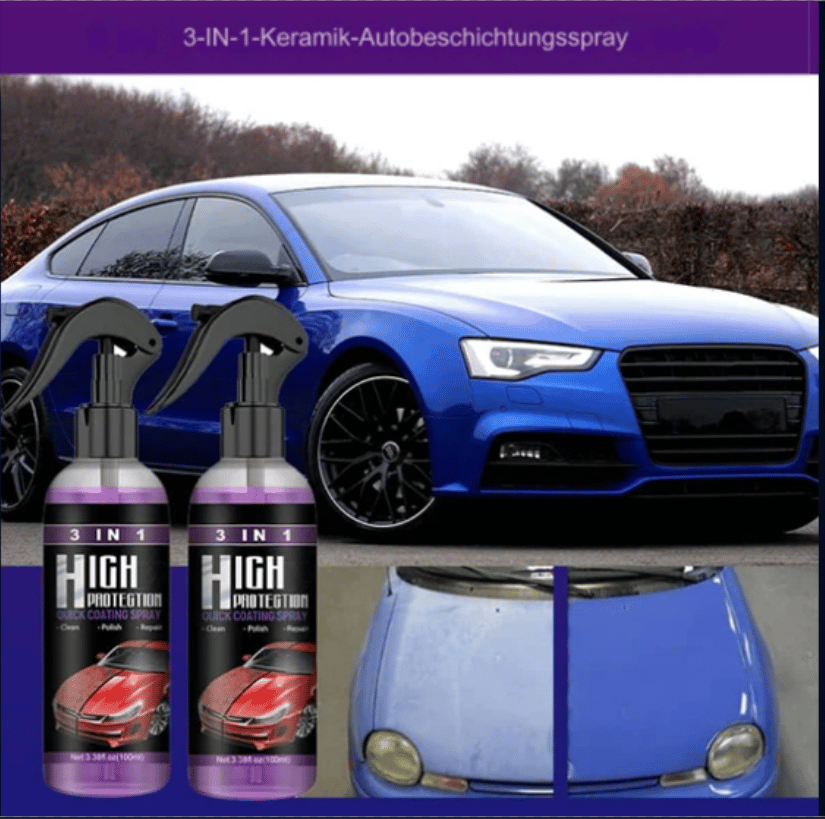 🔥Heiße Aktion - 47% RABATT⏰ 3 in 1 Hochschutz-Auto-Beschichtungsspray