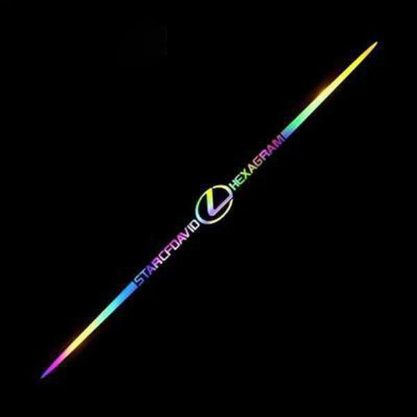 LAST SALE🎉50% OFF🎉3D Colorful laser reflective car sticker ✨4PCS✨
