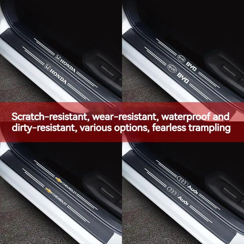 Hot Sale 🎉50% OFF🎉Carbon Car Door Sills Stickers✨9PCS ✨