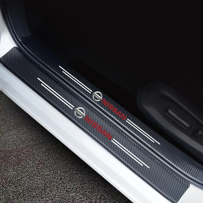 Hot Sale 🔥50% OFF🔥Carbon Car Door Sills Stickers✨9PCS ✨