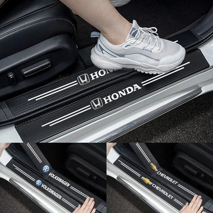 Hot Sale 🎉50% OFF🎉Carbon Car Door Sills Stickers✨9PCS ✨