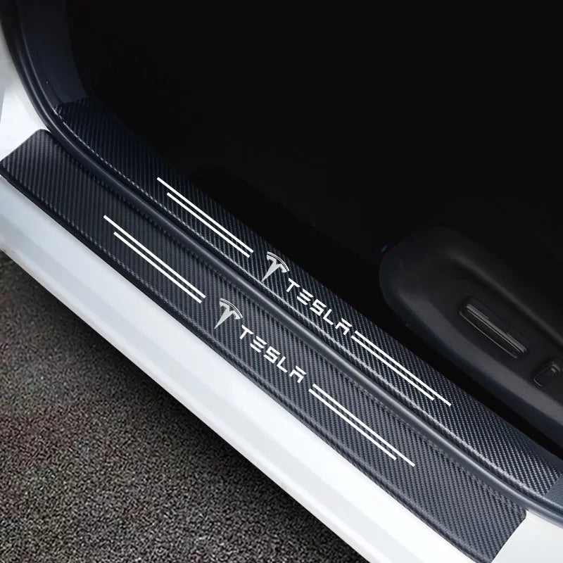 Hot Sale 🎉50% OFF🎉Carbon Car Door Sills Stickers✨9PCS ✨