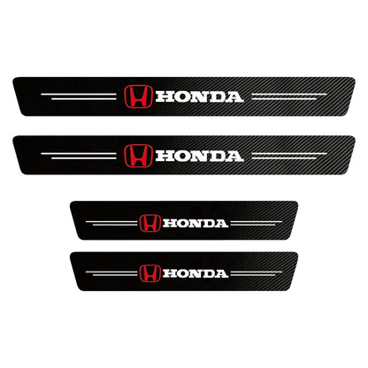 EmblazeR - Carbon Fiber Door Sill Protector 9Pcs