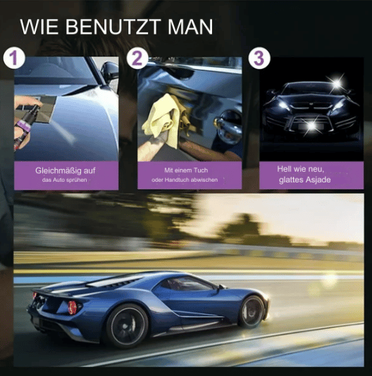 🔥Heiße Aktion - 47% RABATT⏰ 3 in 1 Hochschutz-Auto-Beschichtungsspray