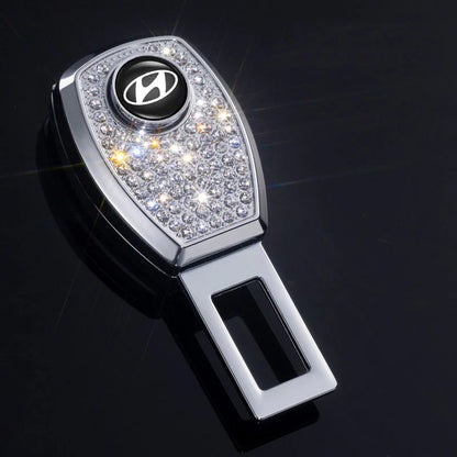 🔥Hot Sale 50 OFF🔥Car Seat Belt Rhinestone Metal Extended Buckle