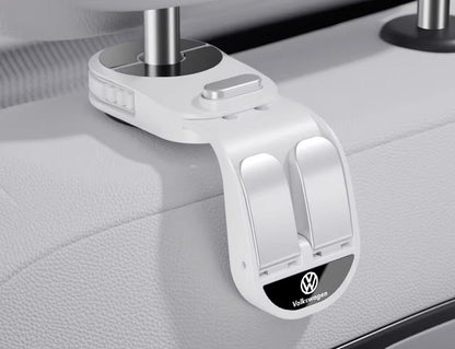 Retractable Dual-Row Car Seat Hooks