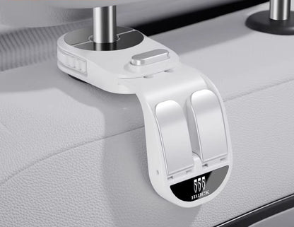 Retractable Dual-Row Car Seat Hooks