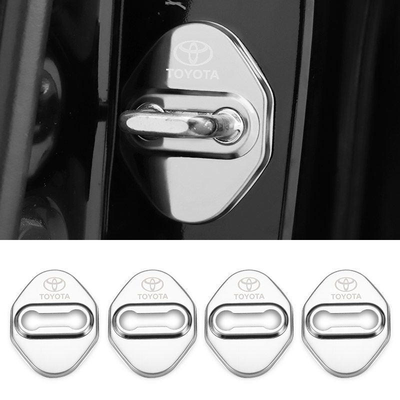 HOT SALE🎉50% OFF🎉Stainless Steel Car Door Lock Protection Cover Antirust🔥4PCS🔥