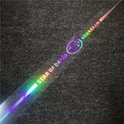 LAST SALE🎉50% OFF🎉3D Colorful laser reflective car sticker ✨4PCS✨