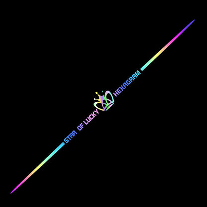 LAST SALE🎉50% OFF🎉3D Colorful laser reflective car sticker ✨4PCS✨