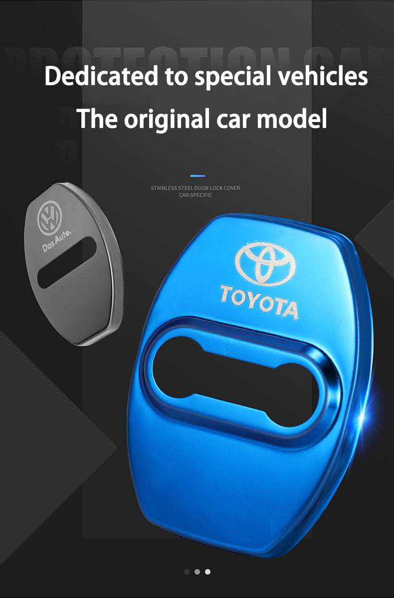 HOT SALE🎉50% OFF🎉Stainless Steel Car Door Lock Protection Cover Antirust🔥4PCS🔥