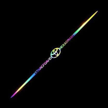 LAST SALE🎉50% OFF🎉3D Colorful laser reflective car sticker ✨4PCS✨