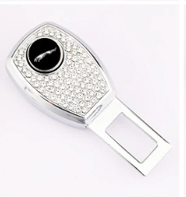 🔥Hot Sale 50 OFF🔥Car Seat Belt Rhinestone Metal Extended Buckle