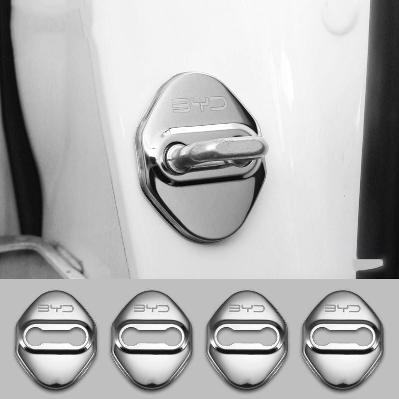HOT SALE🎉50% OFF🎉Stainless Steel Car Door Lock Protection Cover Antirust🔥4PCS🔥