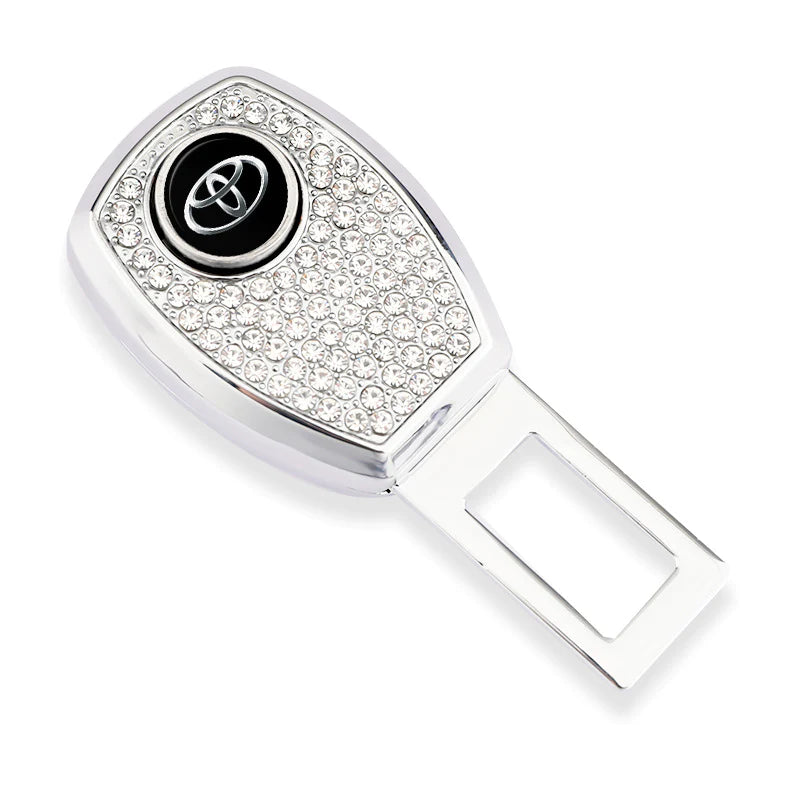 🔥Hot Sale 50 OFF🔥Car Seat Belt Rhinestone Metal Extended Buckle