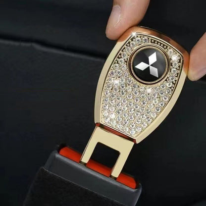 🔥Hot Sale 50 OFF🔥Car Seat Belt Rhinestone Metal Extended Buckle