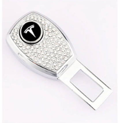 🔥Hot Sale 50 OFF🔥Car Seat Belt Rhinestone Metal Extended Buckle
