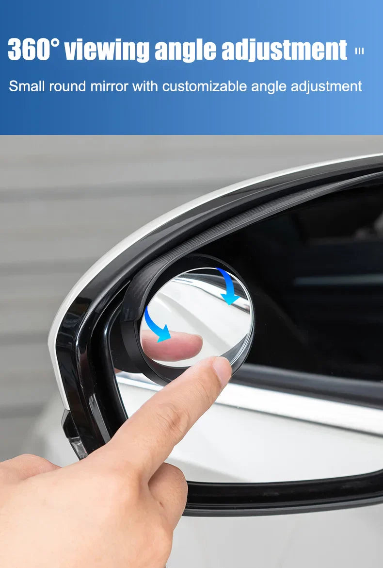 🔥 Best Seller 50% OFF 🔥 Mini Round Mirror Rain Shield – No More Blurry Views
