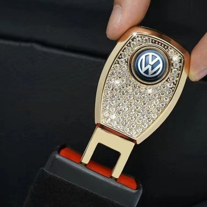 🔥Hot Sale 50 OFF🔥Car Seat Belt Rhinestone Metal Extended Buckle
