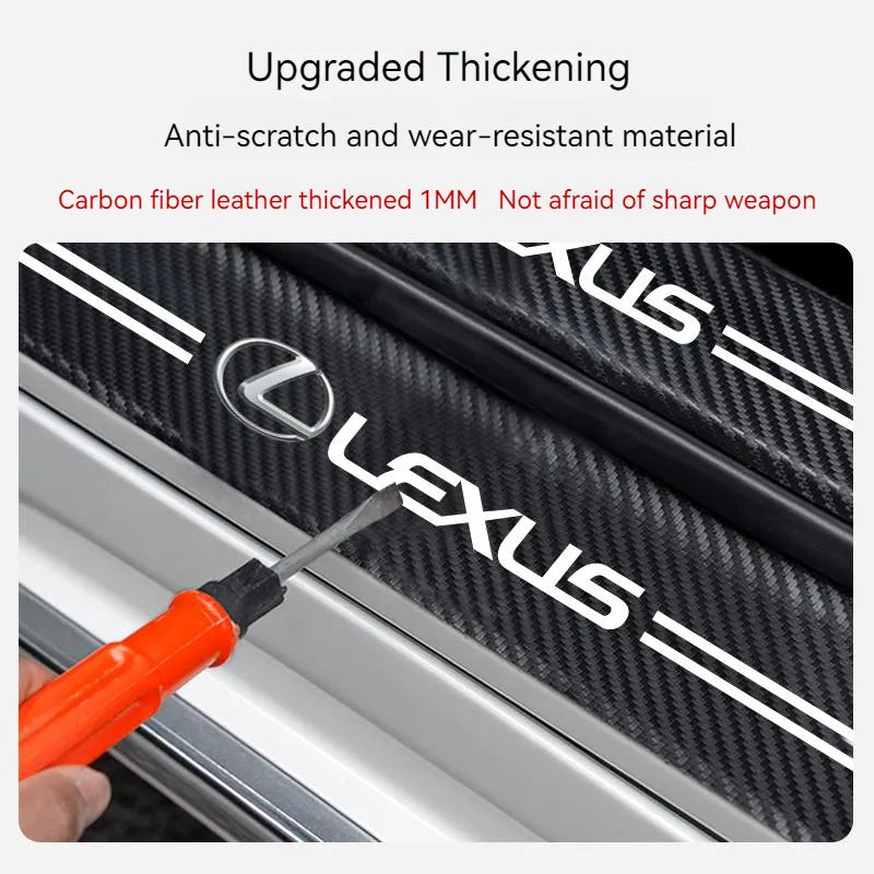 Hot Sale 🔥50% OFF🔥Carbon Car Door Sills Stickers✨9PCS ✨
