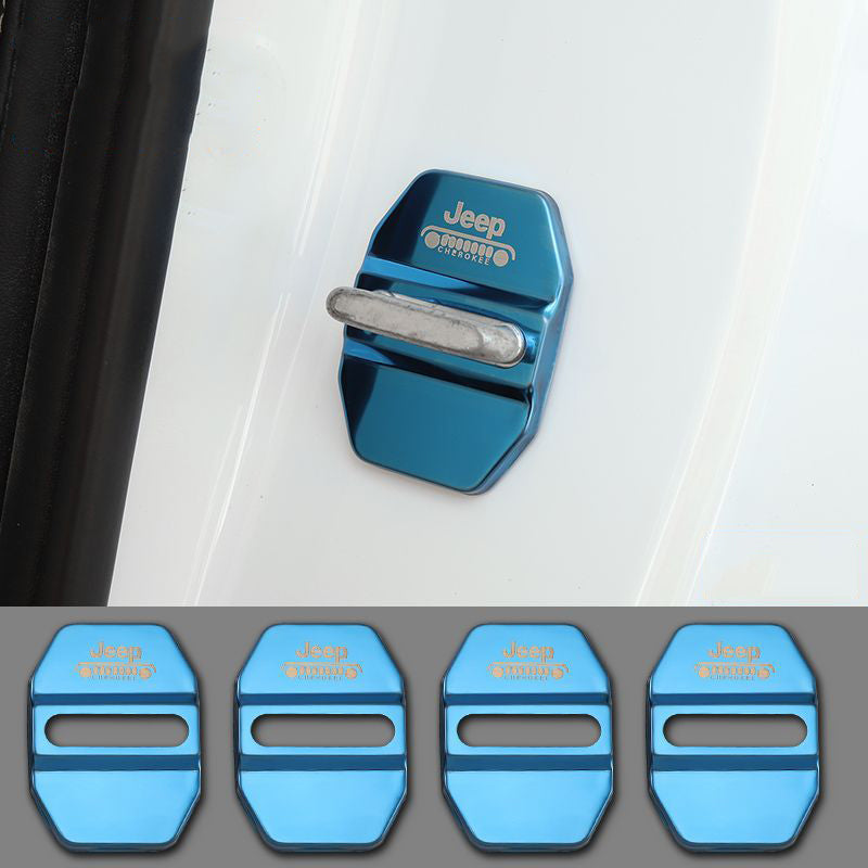 HOT SALE🎉50% OFF🎉Stainless Steel Car Door Lock Protection Cover Antirust🔥4PCS🔥