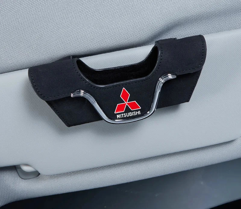 Car Multi-Functional High-Grade Leather Glasses Holder