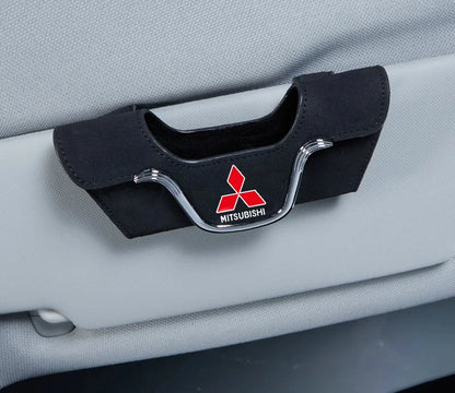 Car Multi-Functional High-Grade Leather Glasses Holder