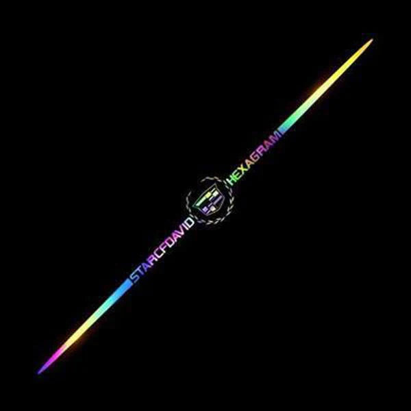 LAST SALE🎉50% OFF🎉3D Colorful laser reflective car sticker ✨4PCS✨