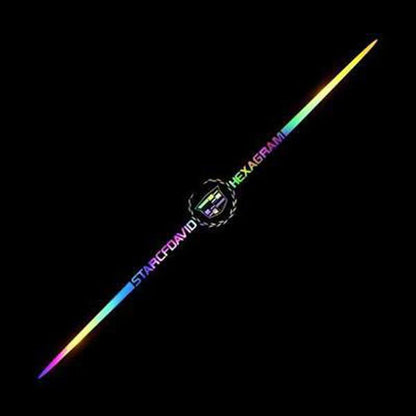 LAST SALE🎉50% OFF🎉3D Colorful laser reflective car sticker ✨4PCS✨
