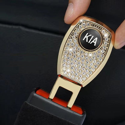 🔥Hot Sale 50 OFF🔥Car Seat Belt Rhinestone Metal Extended Buckle
