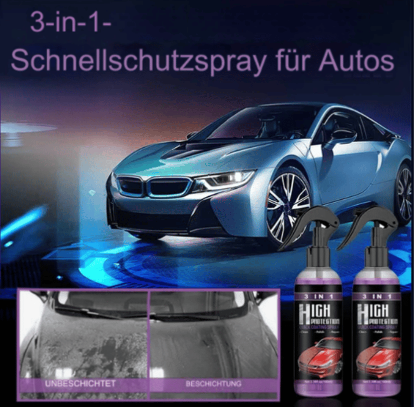 🔥Heiße Aktion - 47% RABATT⏰ 3 in 1 Hochschutz-Auto-Beschichtungsspray