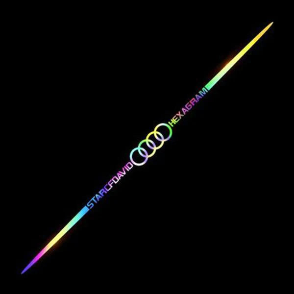 LAST SALE🎉50% OFF🎉3D Colorful laser reflective car sticker ✨4PCS✨