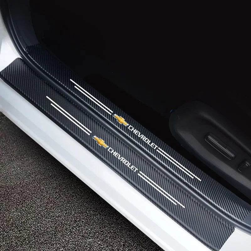 Hot Sale 🔥50% OFF🔥Carbon Car Door Sills Stickers✨9PCS ✨