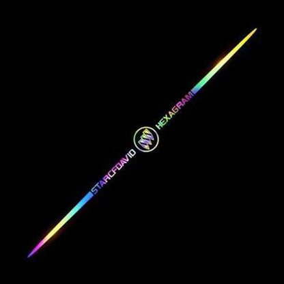 LAST SALE🎉50% OFF🎉3D Colorful laser reflective car sticker ✨4PCS✨