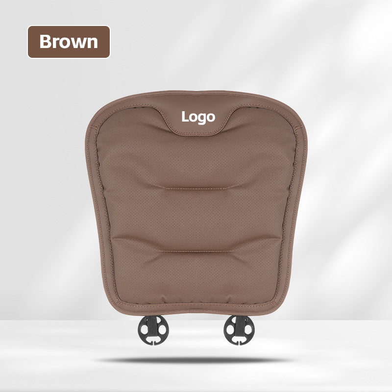 Car Seat Cushion Premium Nappa Leather Comfortable Seat Back