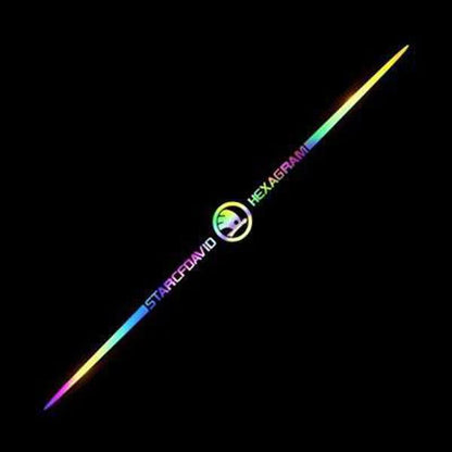 LAST SALE🎉50% OFF🎉3D Colorful laser reflective car sticker ✨4PCS✨