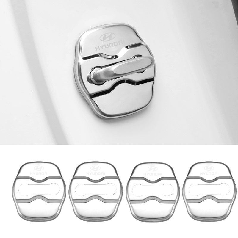 HOT SALE🎉50% OFF🎉Stainless Steel Car Door Lock Protection Cover Antirust🔥4PCS🔥